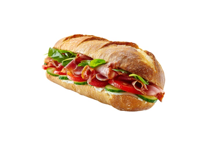 Baguette Schinken